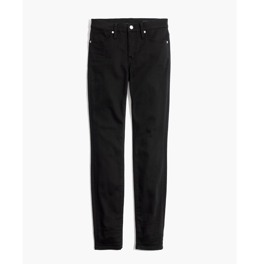 MADEWELL 9” Mid-Rise Skinny Jeans in Lunar Wash